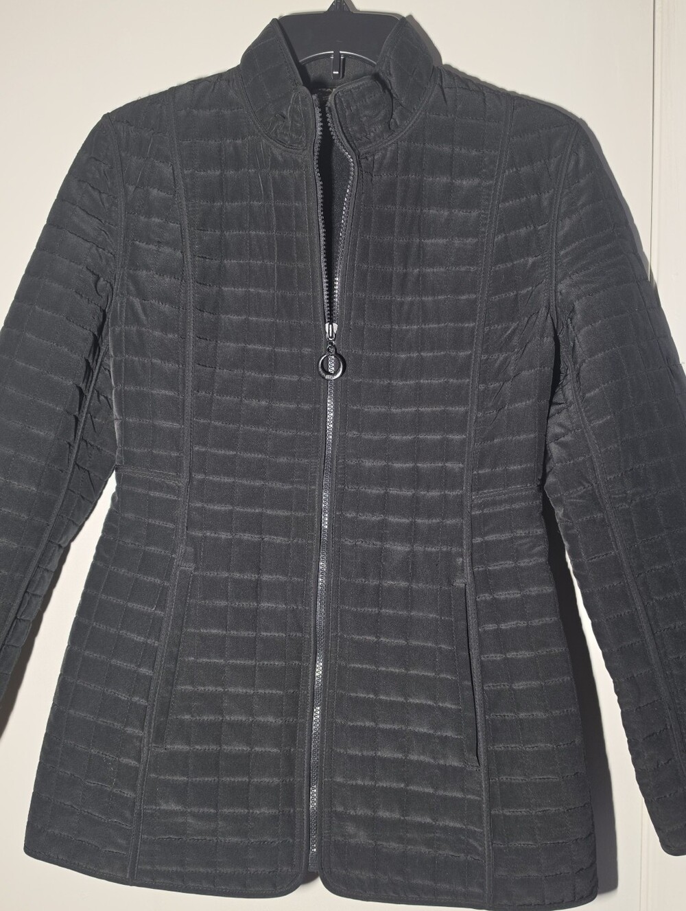Hilary Radley Quilted Black   Jacket